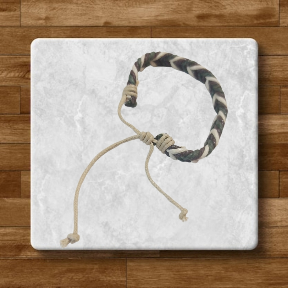 Braided Tricolor Rope Bracelet